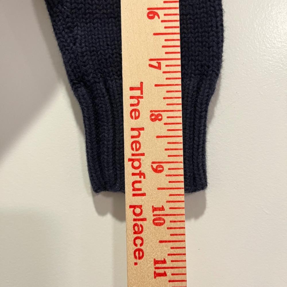 Polo Ralph Lauren Boys Navy Blue 1/4 Zip Cotton Knit Sweater Size 4/4T - Picture 4 of 6